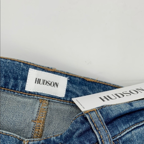 Hudson Jeans Fashion maxi denim skirt slit blue midi faded modest midi new 30 10 - Picture 6 of 7